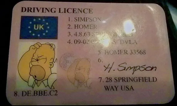 LICENSE PHOTO HOMER SIMPSOM