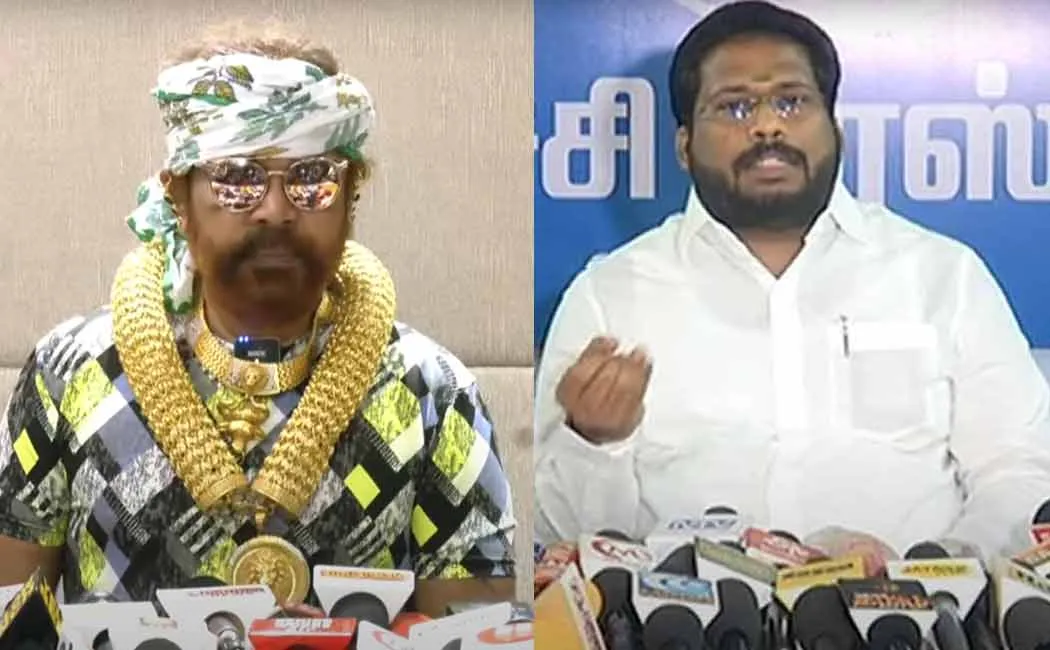 Varichur Selvam has again responded to Trichy Surya's speech about Varichur Selvam.