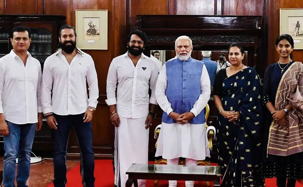 Yash, Rishabh Shetty met PM Modi