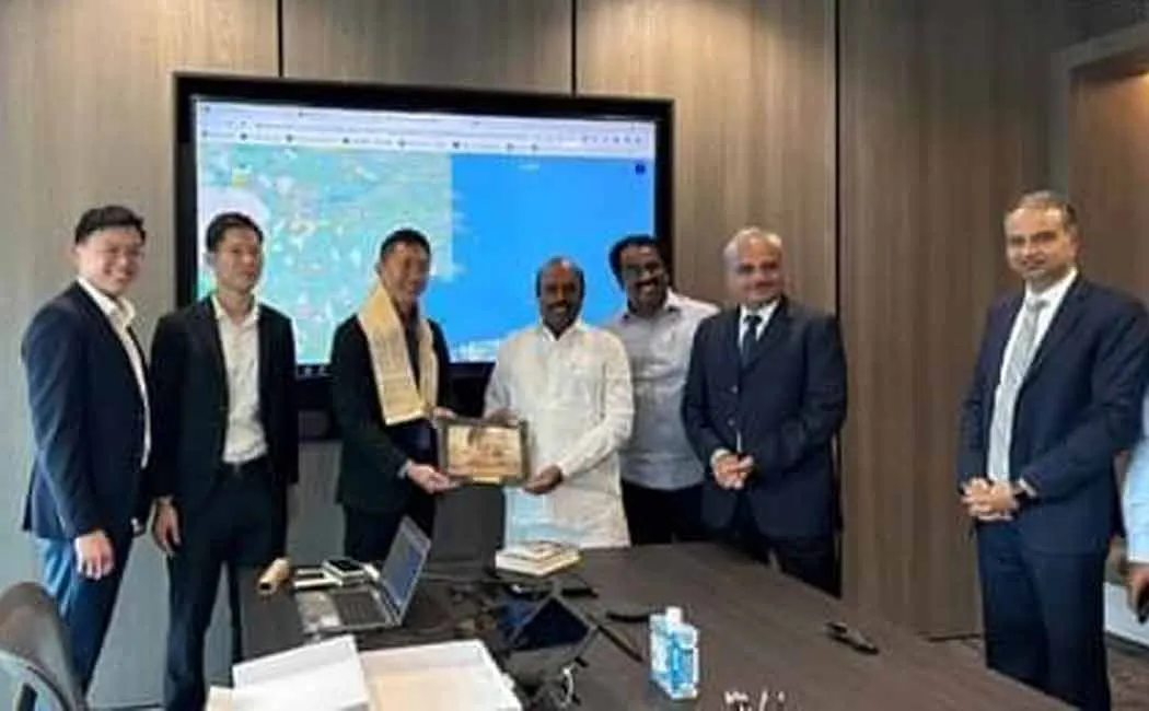 ev Velu study in Singapore to change the small ports of TN like Singapore