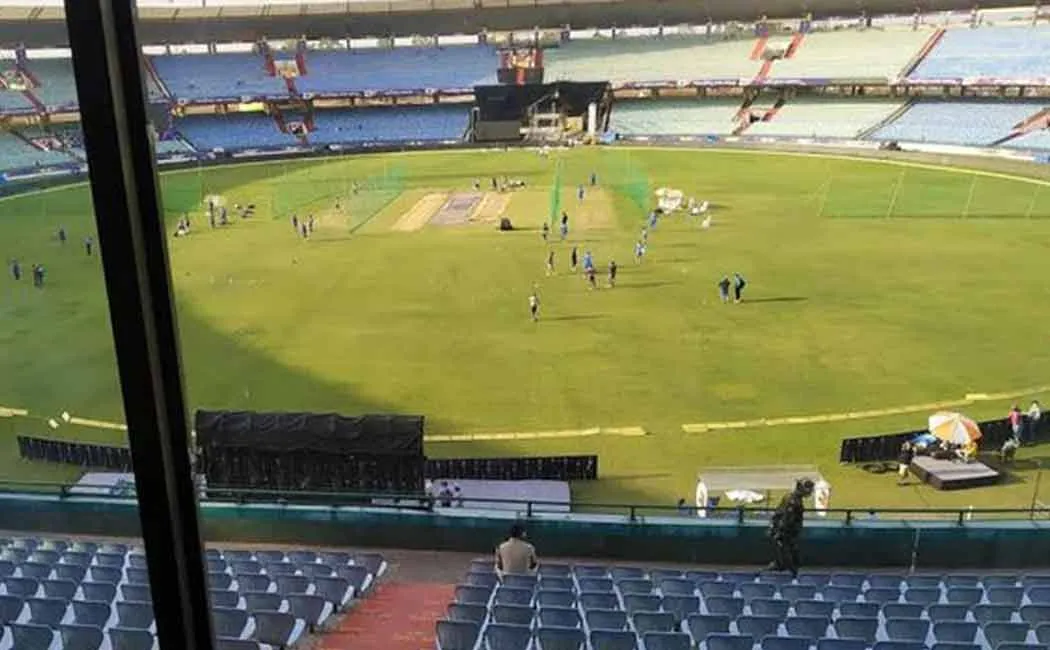 Electricity supply to India vs Australia match stadium in Raipur stopped today