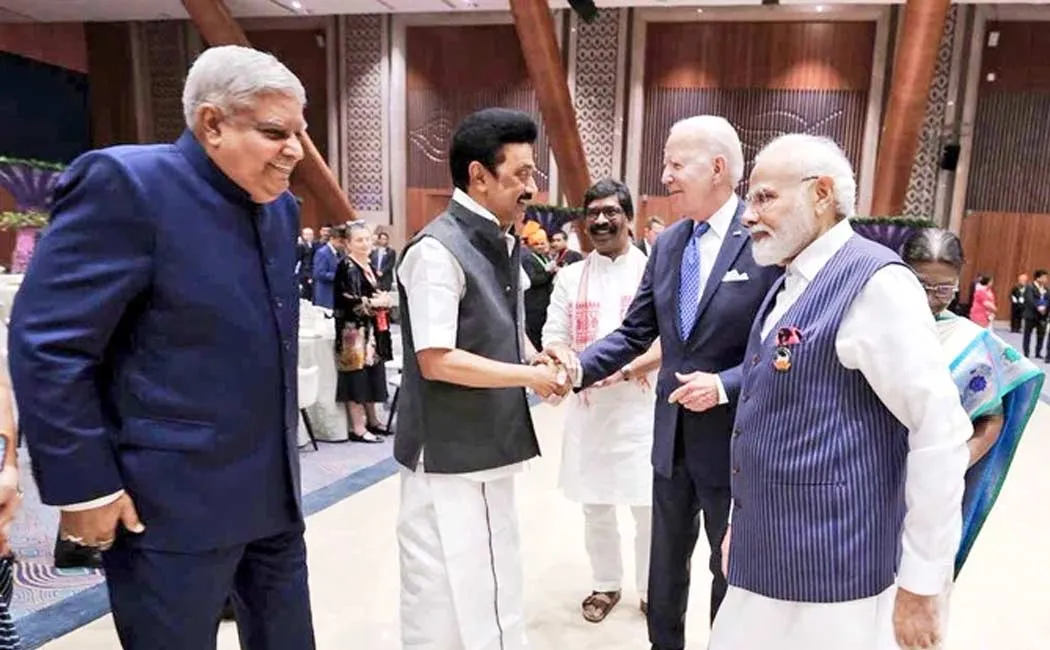 Chief Minister Stalin met US President Joe Biden at g20 summit