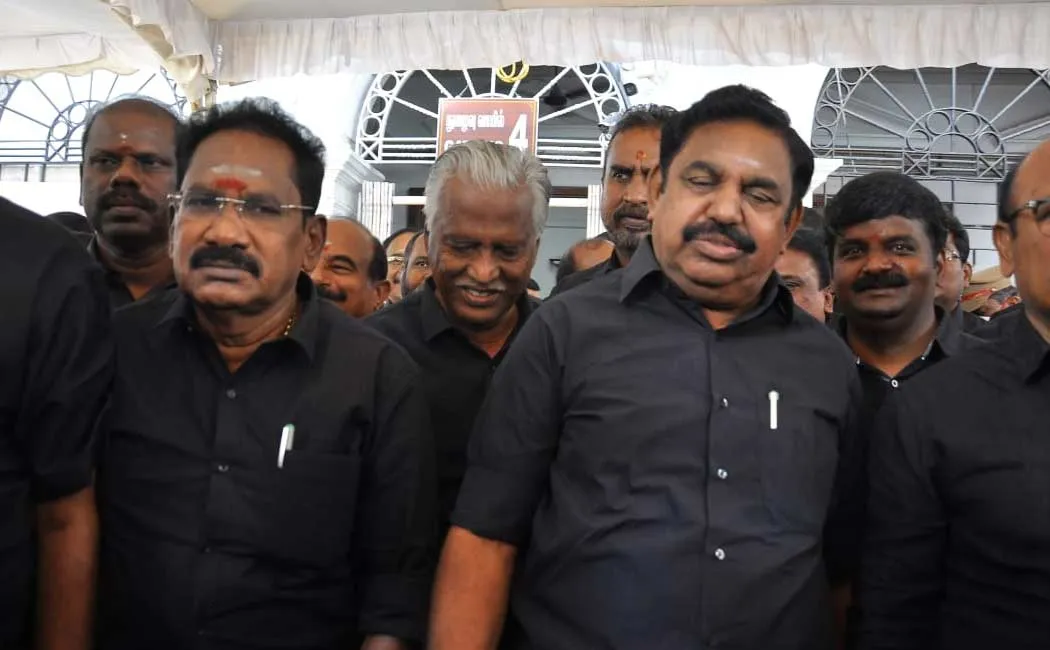 AIADMK accused that there no security  women police  DMK government
