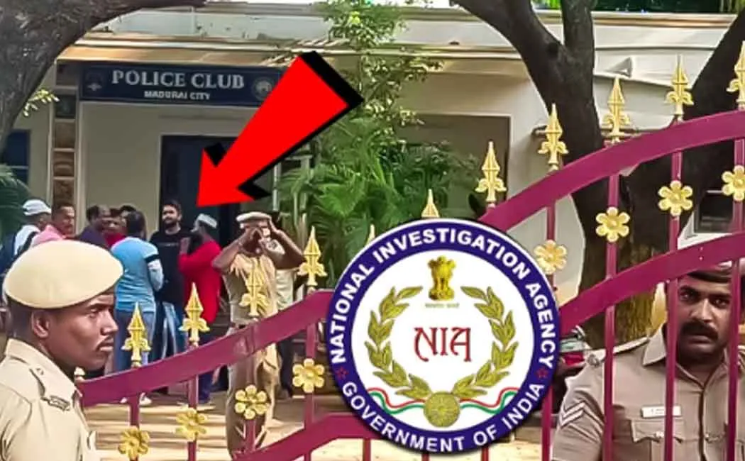 NIA officers raid in Madurai
