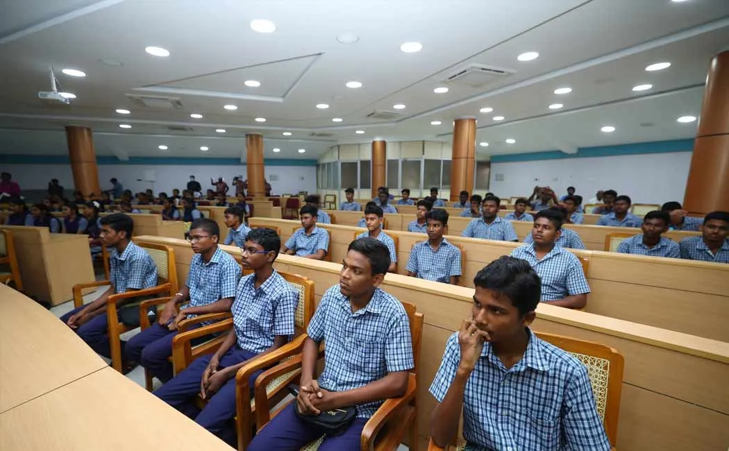 Government school students going Dubai for educational tour