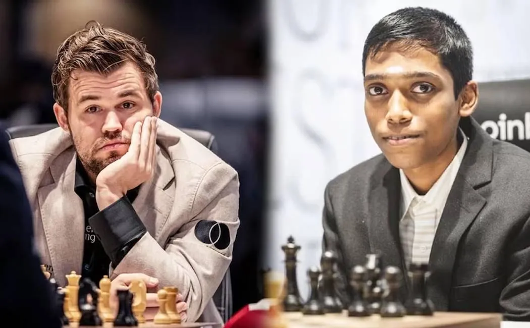 praggnanandhaa vs carlsen FIDE World Cup 2023