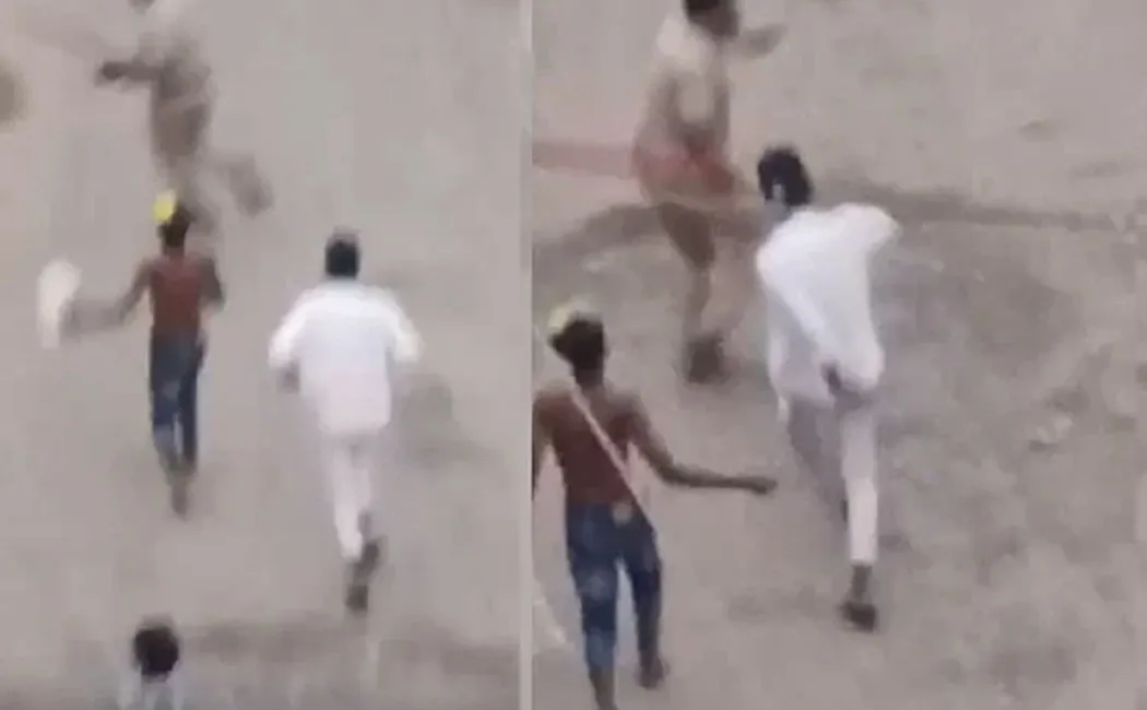  youth chased away the police who went to investigate