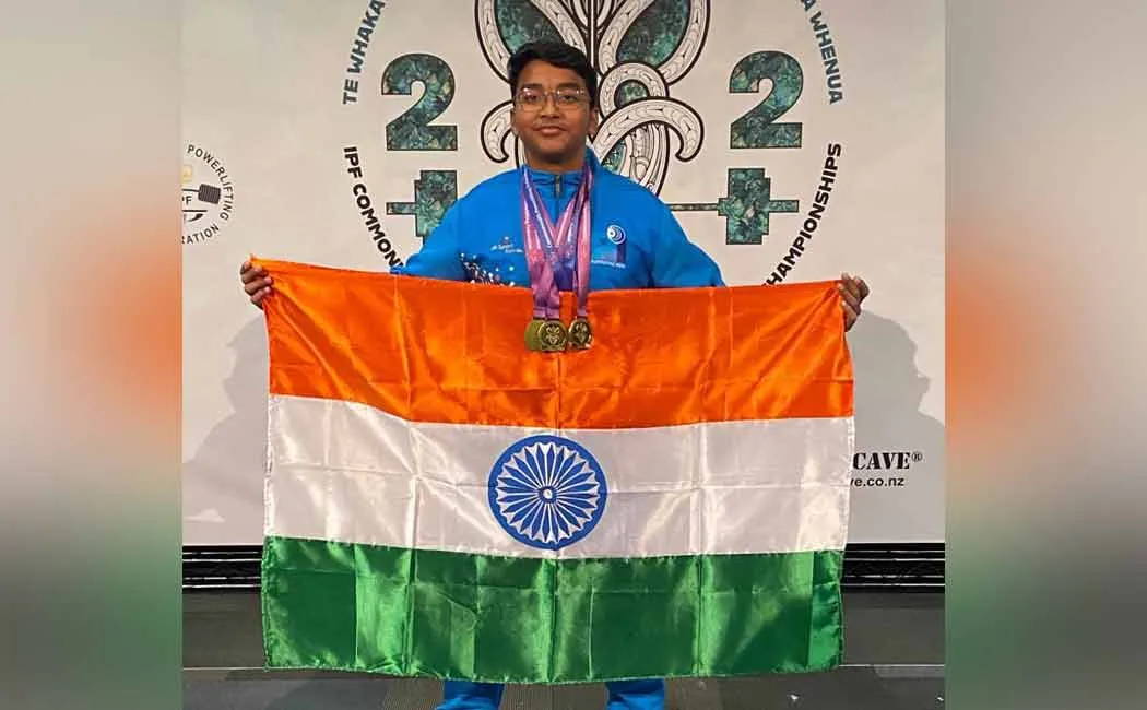 Tamil Nadu athlete r dhinesh sets new record Commonwealth Powerlifting Championship