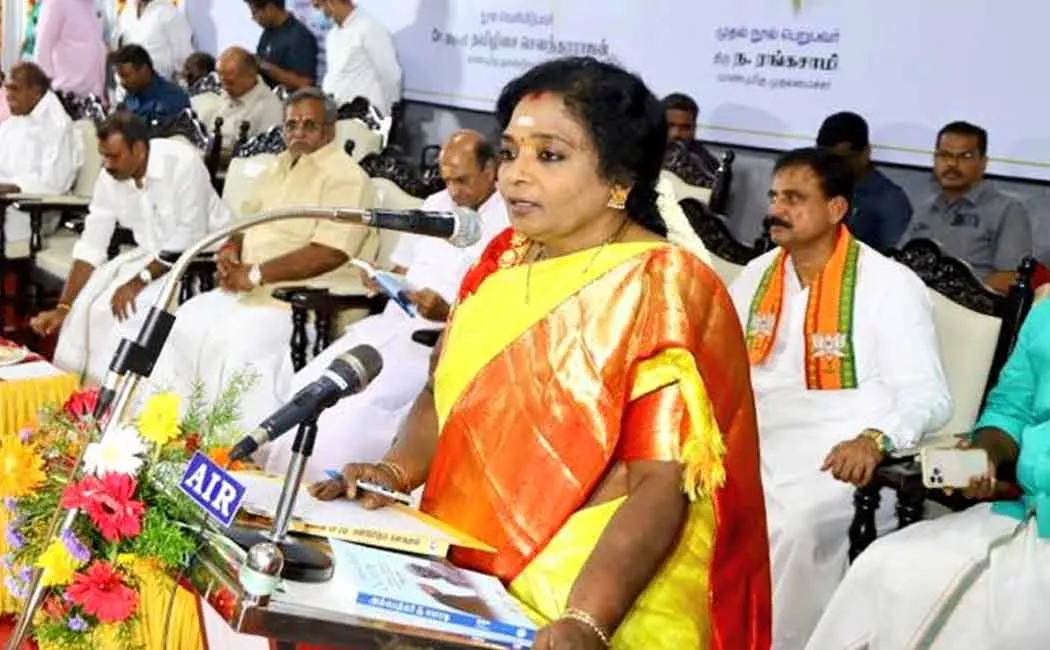 governor tamilisai warne Criticizing uncivilized manner social media will take strict action