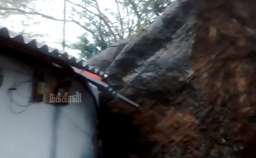 Villagers request authorities remove rock that fell house