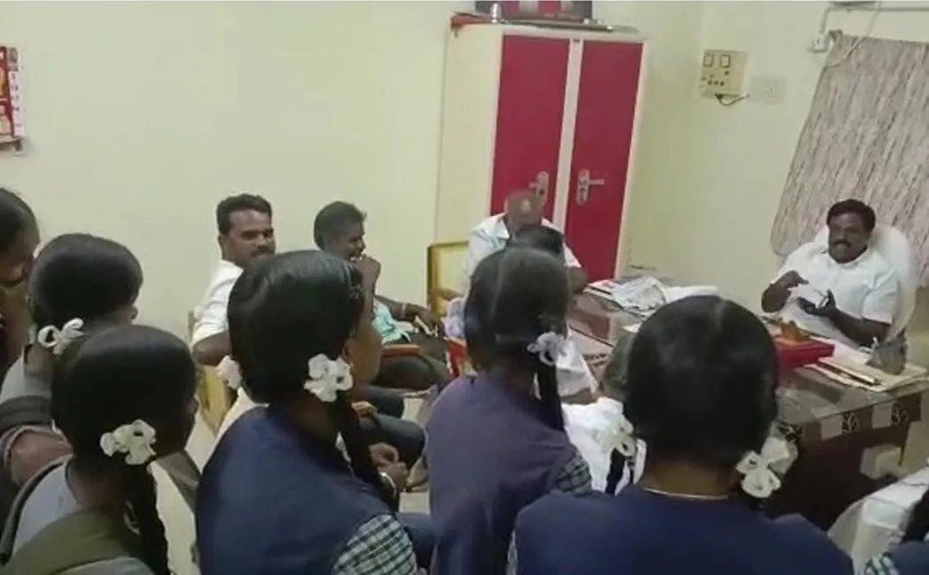 MLA who took the students in his car