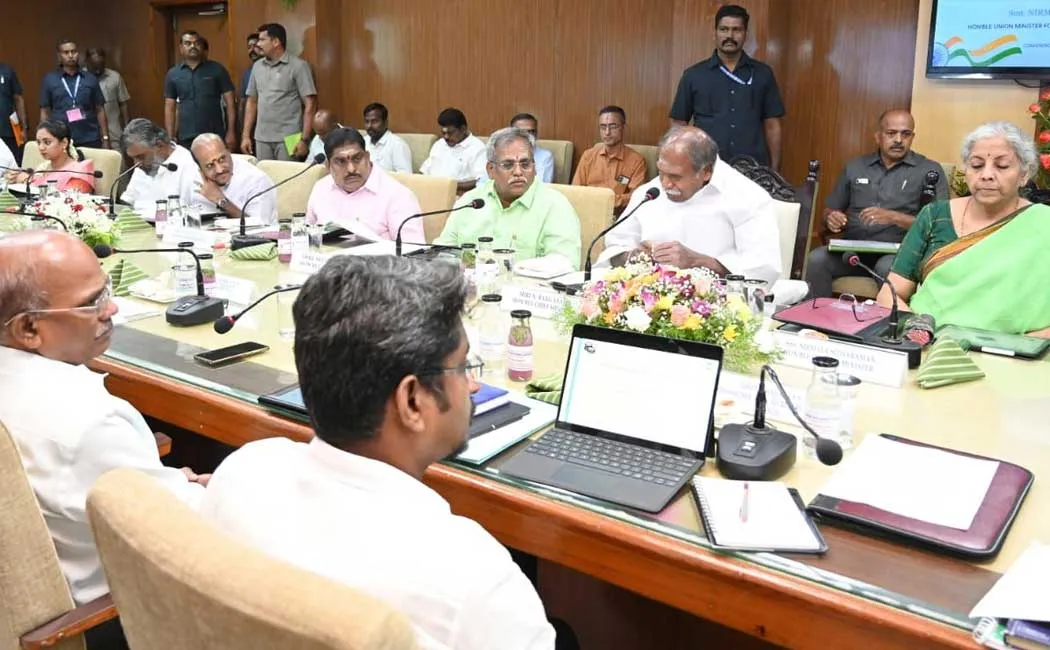 Political party leaders request Nirmala Sitharaman to include Puducherry state Union Finance Committee.