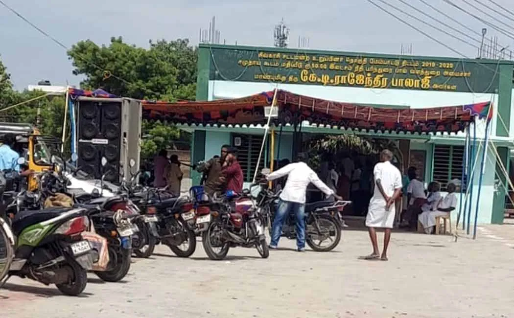 locked community hall came into use due to echo of nakkheeran news