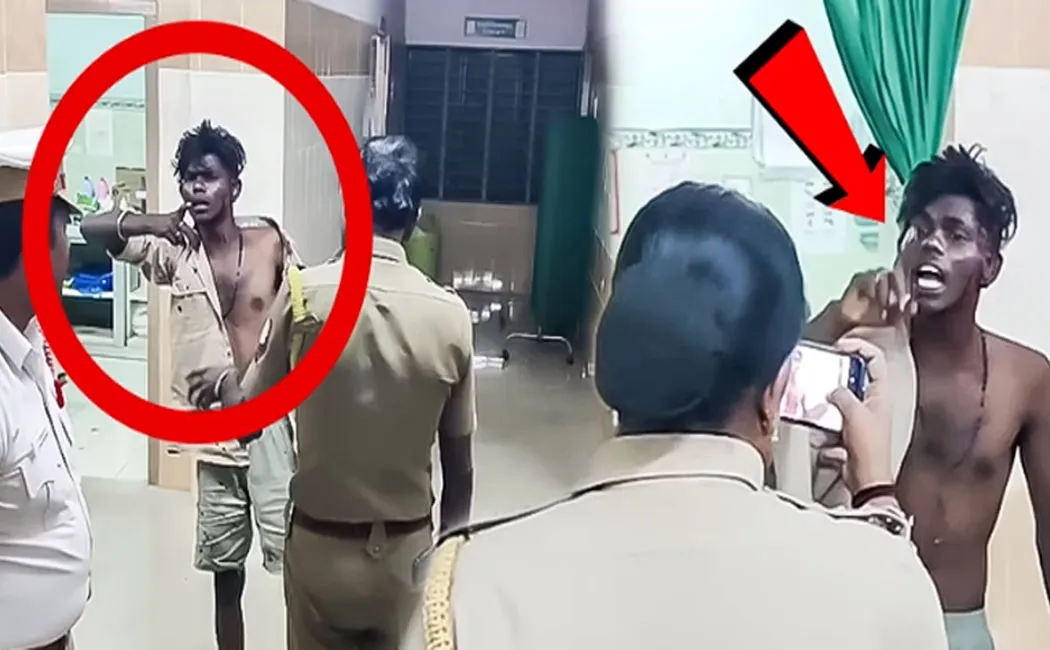 Youth threatens police in Kanyakumari