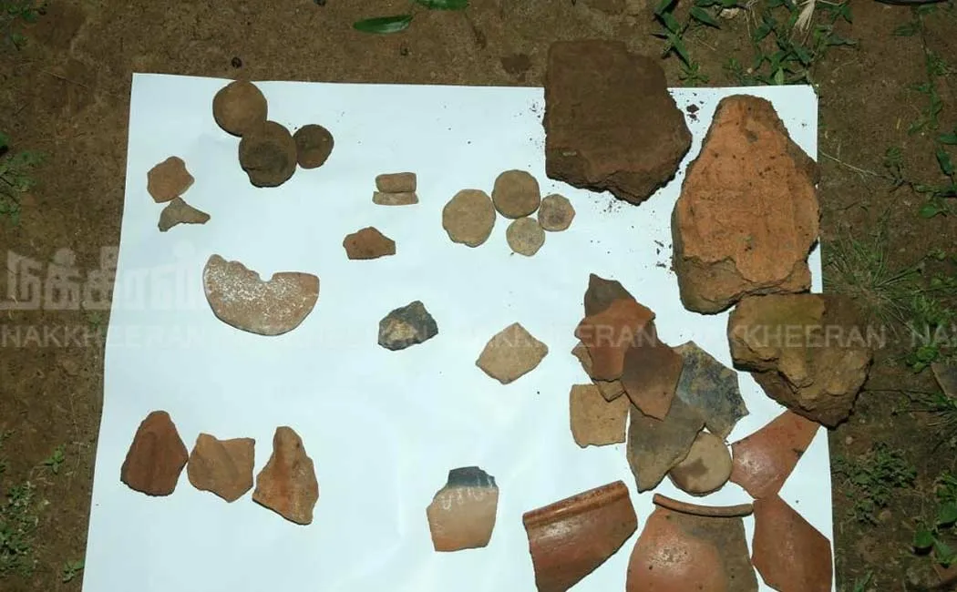 2000 year old pot with Tamil script found  Pandyan Fort