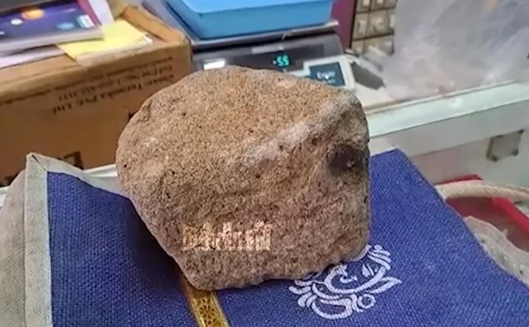 strange stone found sea 