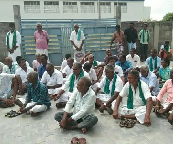 farmers arrested cuddalore