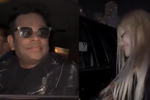 ar rahman take a video a foreign girl singing tamil song