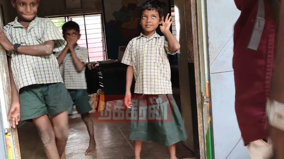 A government school with 3 students! What is the reason why students in the village do not come to school?