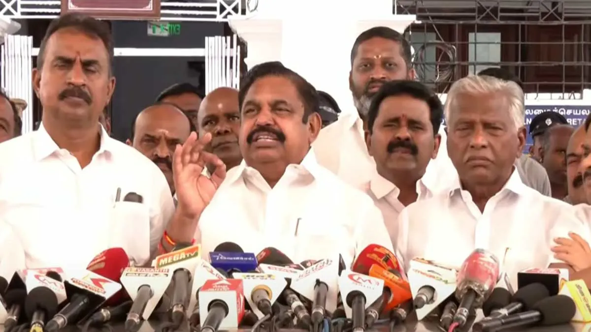 'DMK is not qualified to talk about Katchatheevu' - Edappadi Palaniswami interview