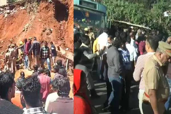 landslide accident; Case registered against three persons