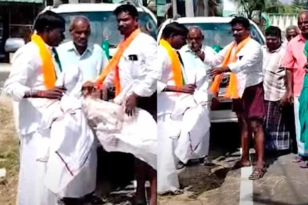 party jump in the middle; AIADMK administrator who replaced Vetti