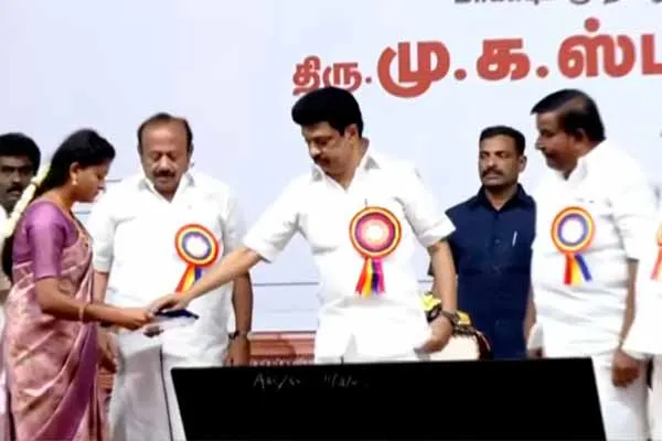 Chief Minister M. K. Stalin's speech In dharmapuri 