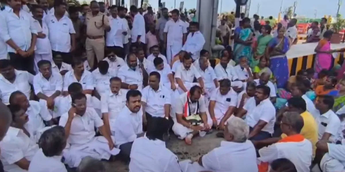 RP Udayakumar who besieged the toll booth