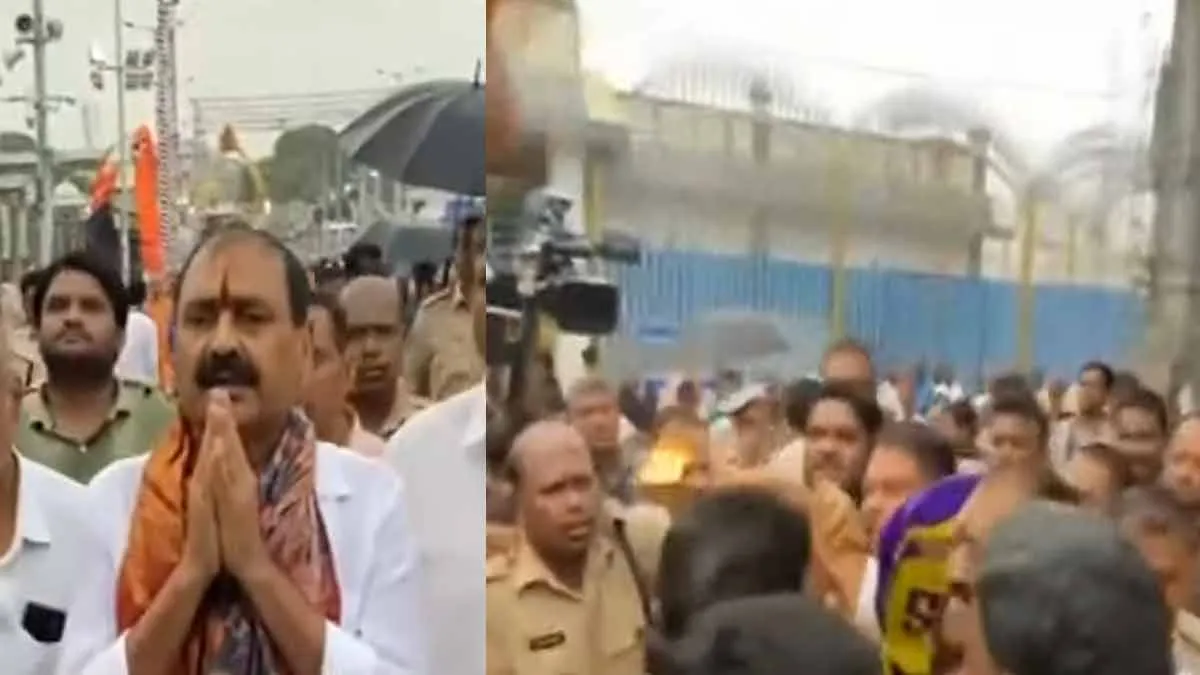 stir in Tirupati due to the man who took an oath 