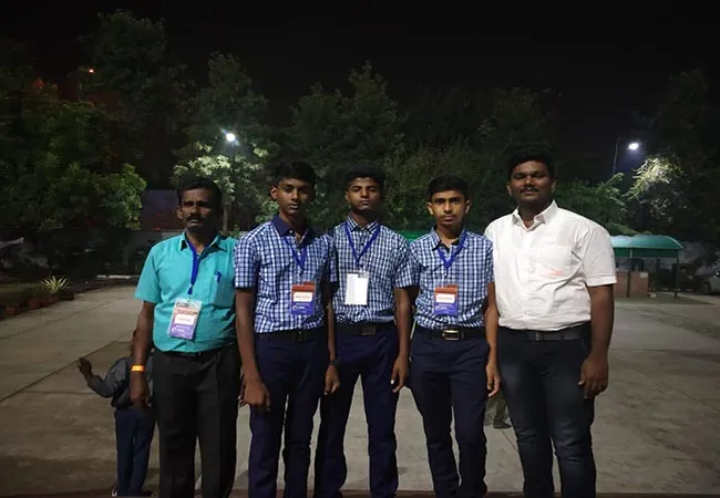 NATIONAL ROBOTICS COMPETITION IN DELHI SELECT IN ALANGUDI GOVT SCHOOLS 