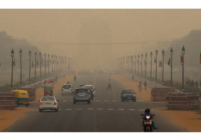 DELHI AIR POLLUTION CONTINUE RAISED PEOPLES SHOCK 