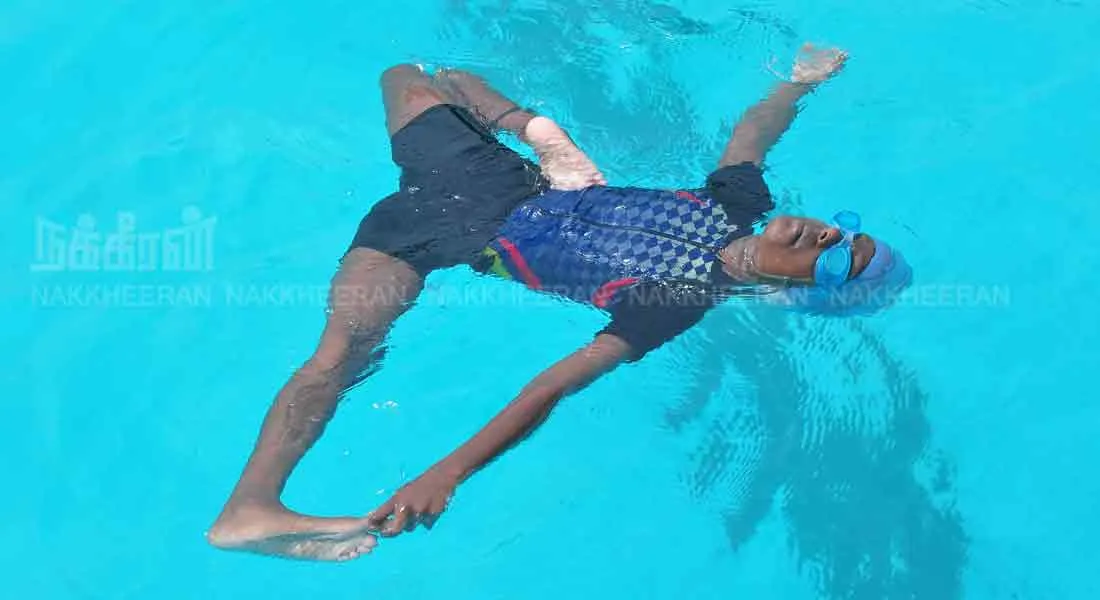 Yoga as floating in water! award winning little girl!