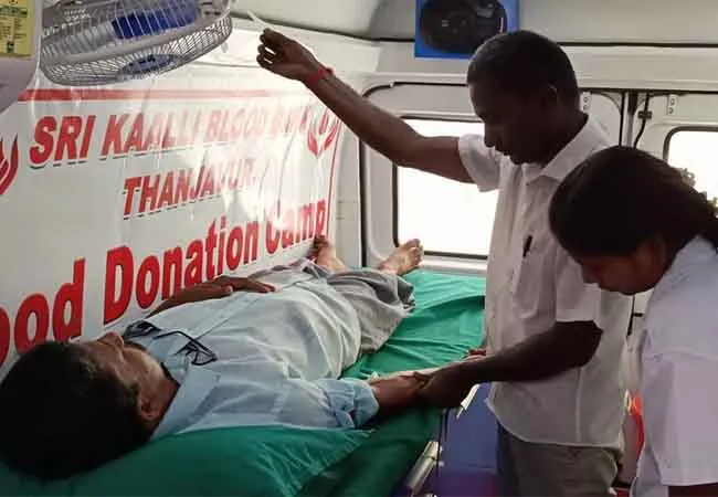 CAA YOUNGTERS BLOOD DONATED THANJAI DISTRICT 