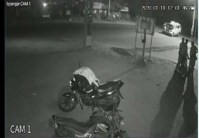 RAMANATHAPURAM DISTRICT POLICE SI INCIDENT CCTV FOOTAGE 
