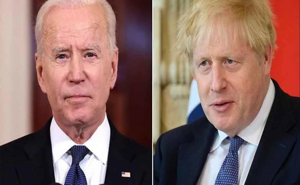 JOE BIDEN - BORIS JOHNSON 