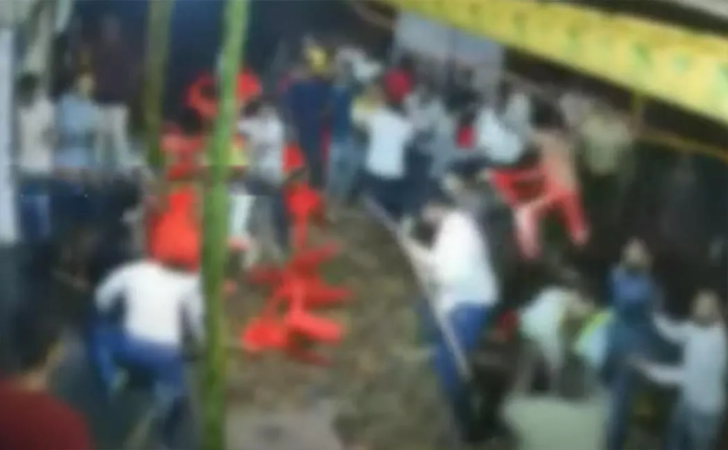 BJP AND CONGRESS PARTIES LEADERS INCIDENT POLICE 