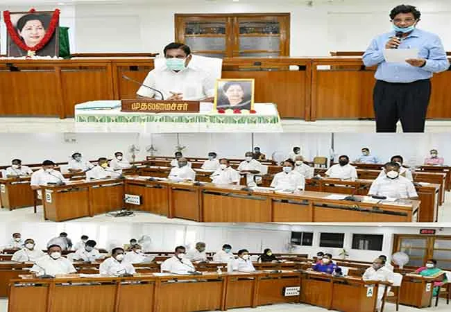 TAMILNADU CABINET MEETING HOLDING CHENNAI CORONAVIRUS 