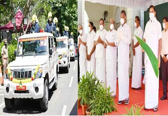 CHENNAI CORONAVIRUS PREVENTION VEHICLES CM PALANISAMY 