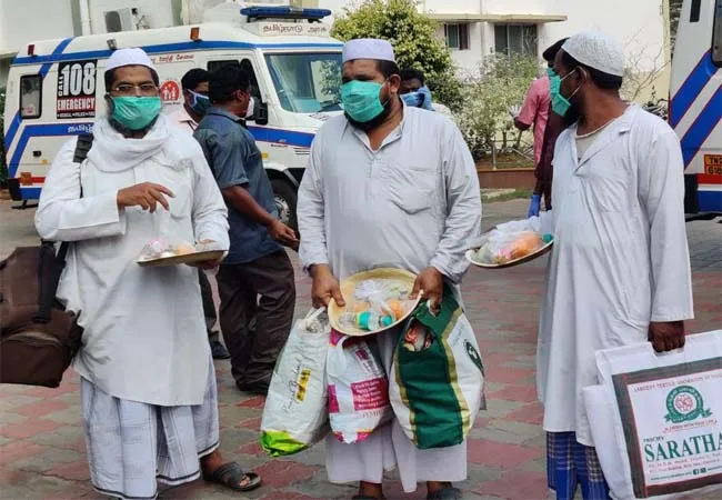TRICHY CORONAVIRUS RECOVERED BACK TO HOME 