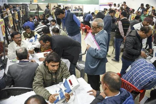 election poll counting  start now 