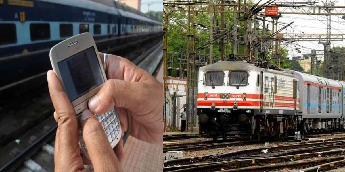 Short message in 'Hindi' if booking train tickets 