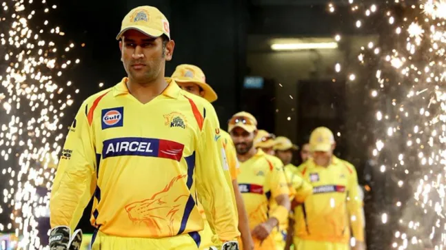 CSK team arrival