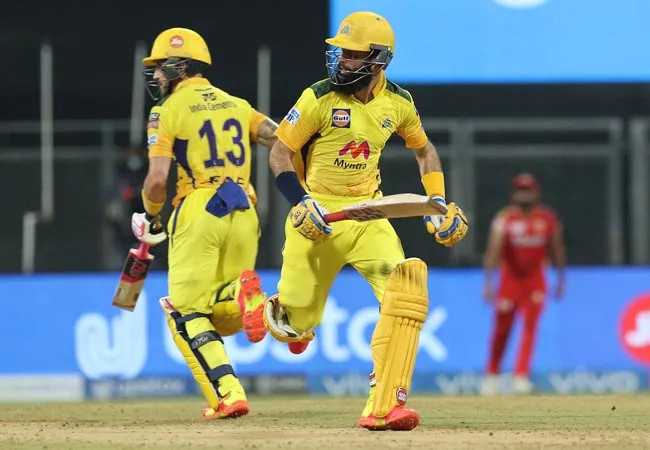 IPL CRICKET MATCH CHENNAI SUPER KINGS TEAM WIN 