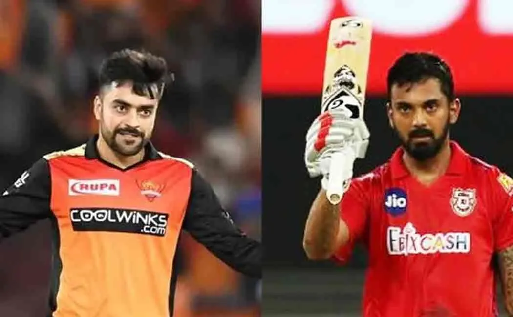 KL RAHUL AND RASHID KHAN 