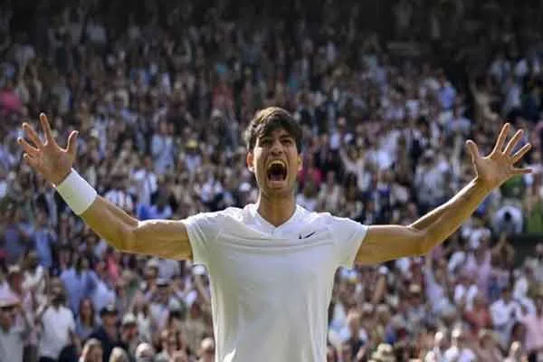 Wimbledon Tennis; Algaras wins the championship
