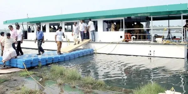 KERALA GOVERNMENT LAUNCHED LARGEST FIRST SOLAR BOAT 