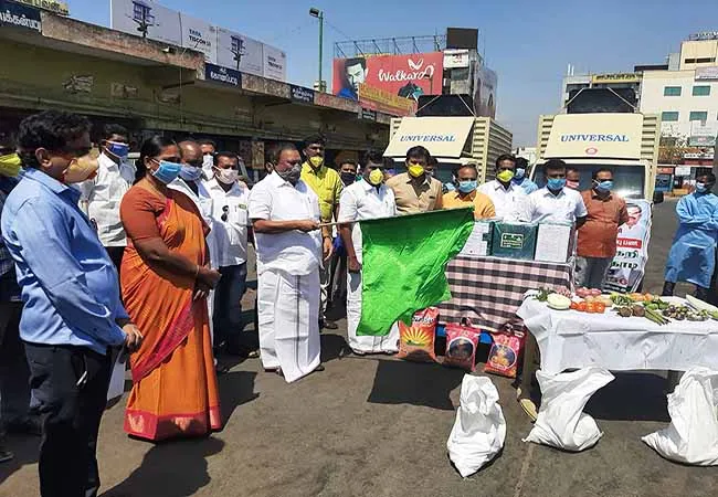 ONLINE VEGETABLES PURCHASE PEOPLES MINISTER SREENIVAASAN PRESS MEET 