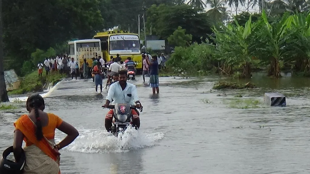 continuous rain in erode  