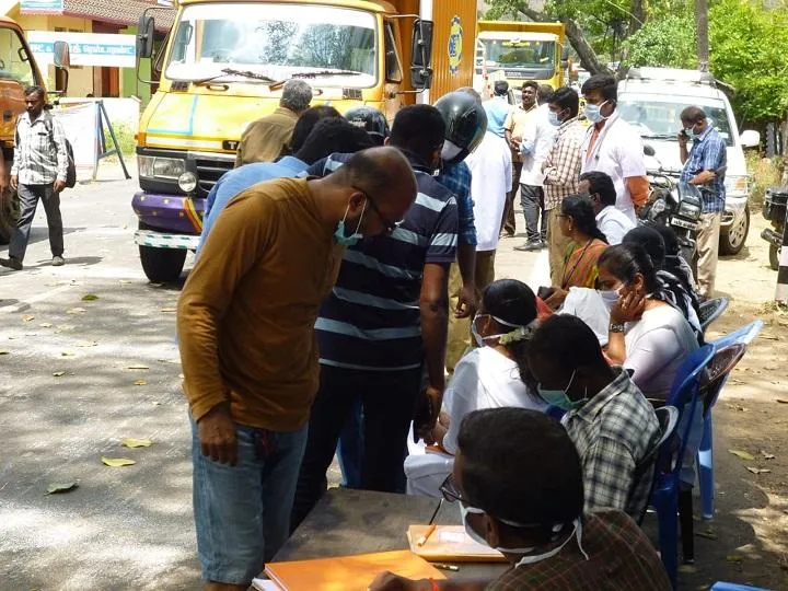 Outdated arrangement .... medical team at Makeri Achankovil area!
