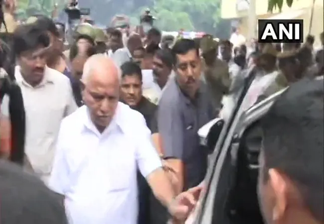karnataka new cm yeddyurappa oath ceremony at Bangalore  raj bhavan for today now